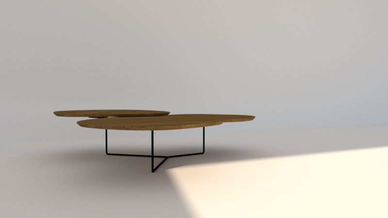 Mesa de Centro 3 Cuerpos