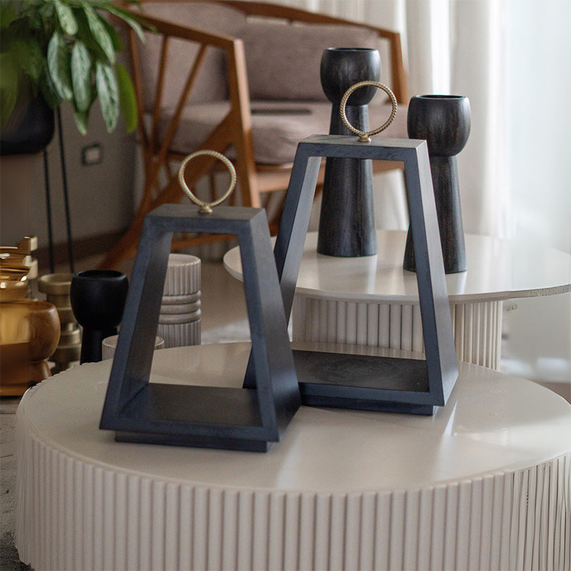 Candelabros farol set 2 unidades